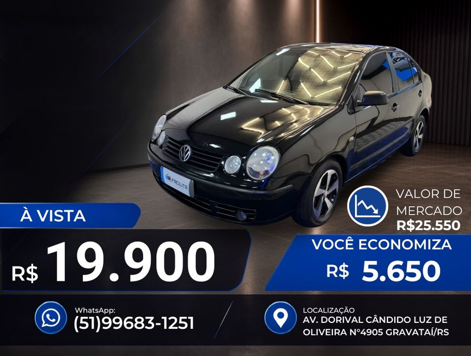 VolksWagen Polo Sedan 1.6 Mi 101cv 8V 4p