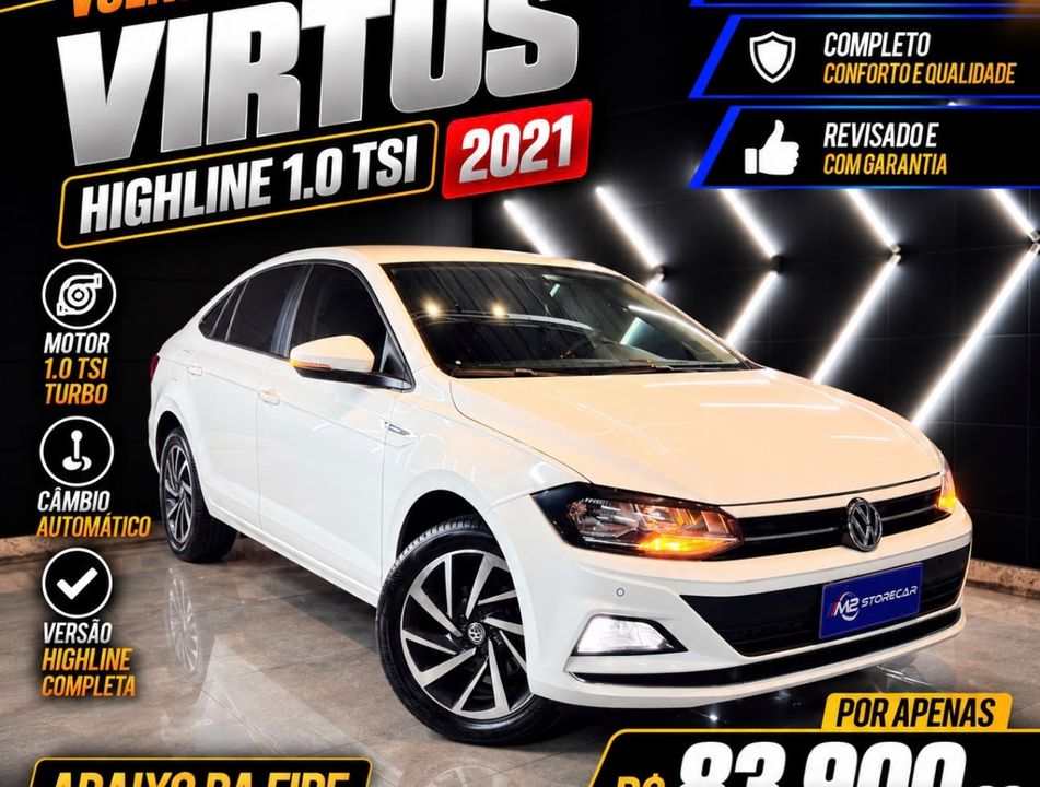 VolksWagen VIRTUS Highline 200 TSI 1.0 Flex 12V Aut