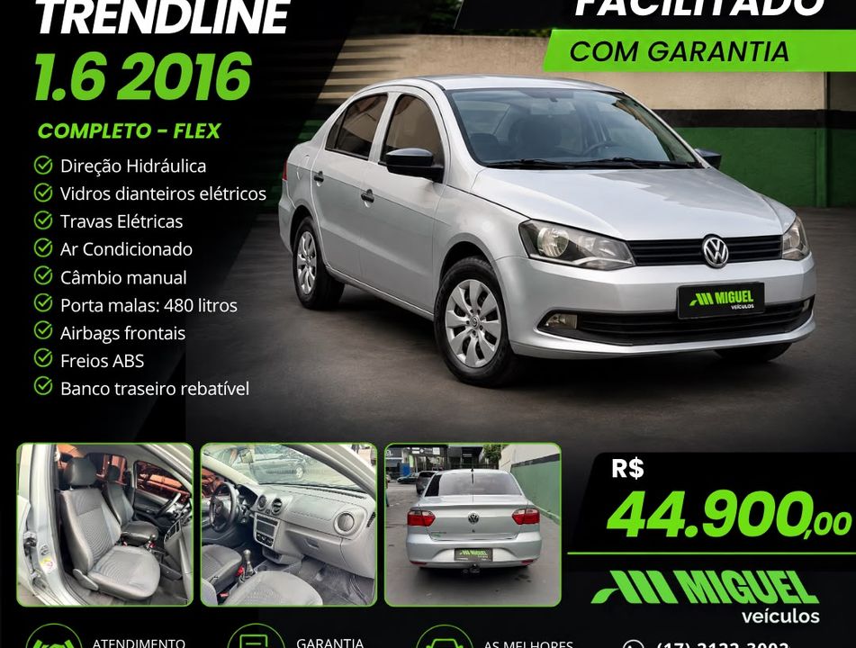 VolksWagen VOYAGE Trendline 1.6 T.Flex 8V 4p