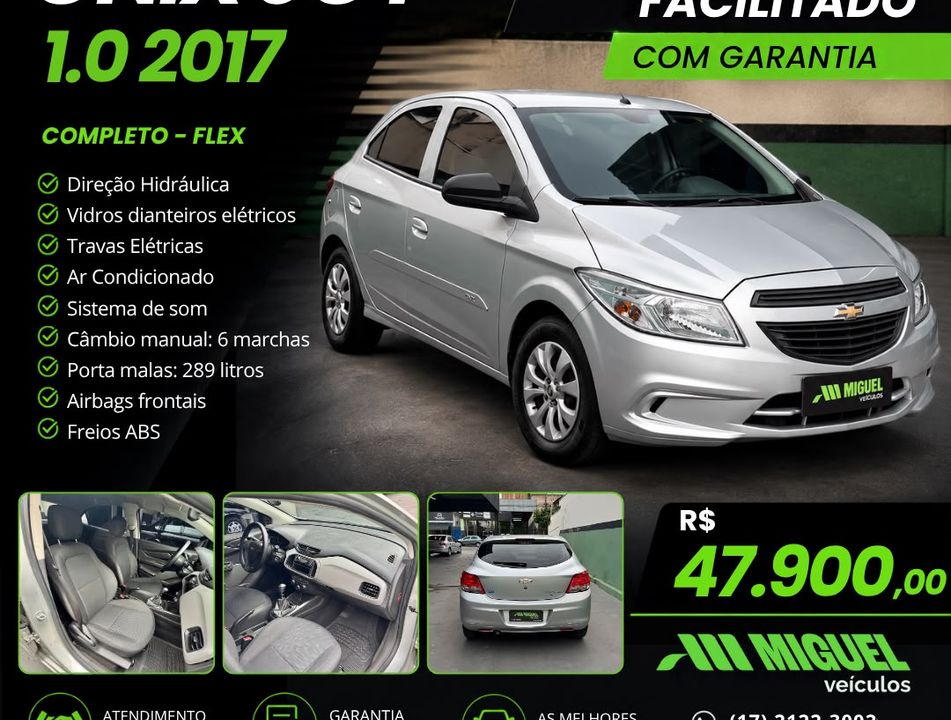 Chevrolet ONIX HATCH Joy 1.0 8V Flex 5p Mec.