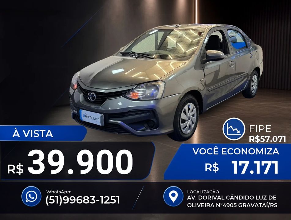 Toyota ETIOS X Sedan 1.5 Flex 16V 4p Mec.