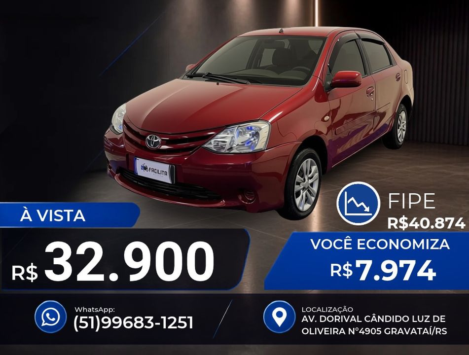 Toyota ETIOS XLS Sedan 1.5 Flex 16V 4p Mec.