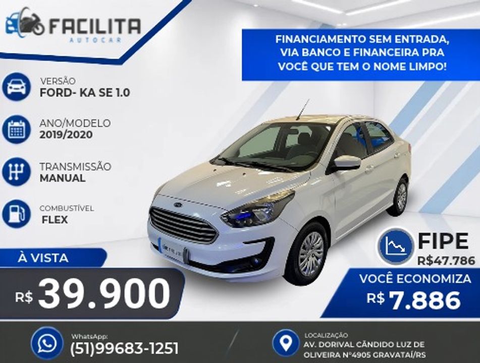 Ford Ka 1.0 SE/SE Plus TiVCT Flex 5p