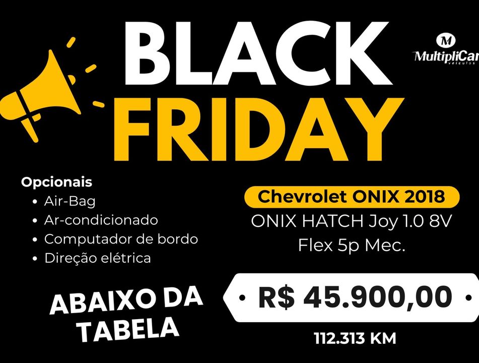 Chevrolet ONIX HATCH Joy 1.0 8V Flex 5p Mec.