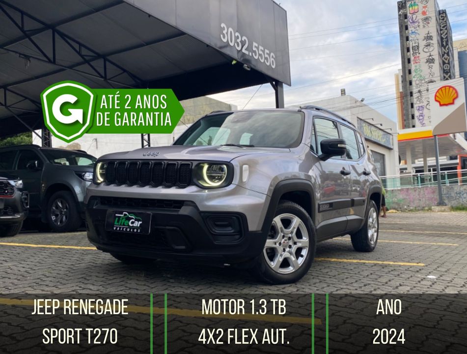 Jeep Renegade Sport T270 1.3 TB 4x2 Flex Aut.