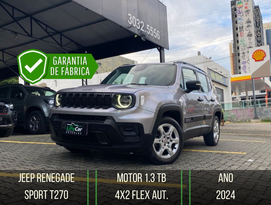 Jeep Renegade Sport T270 1.3 TB 4x2 Flex Aut.