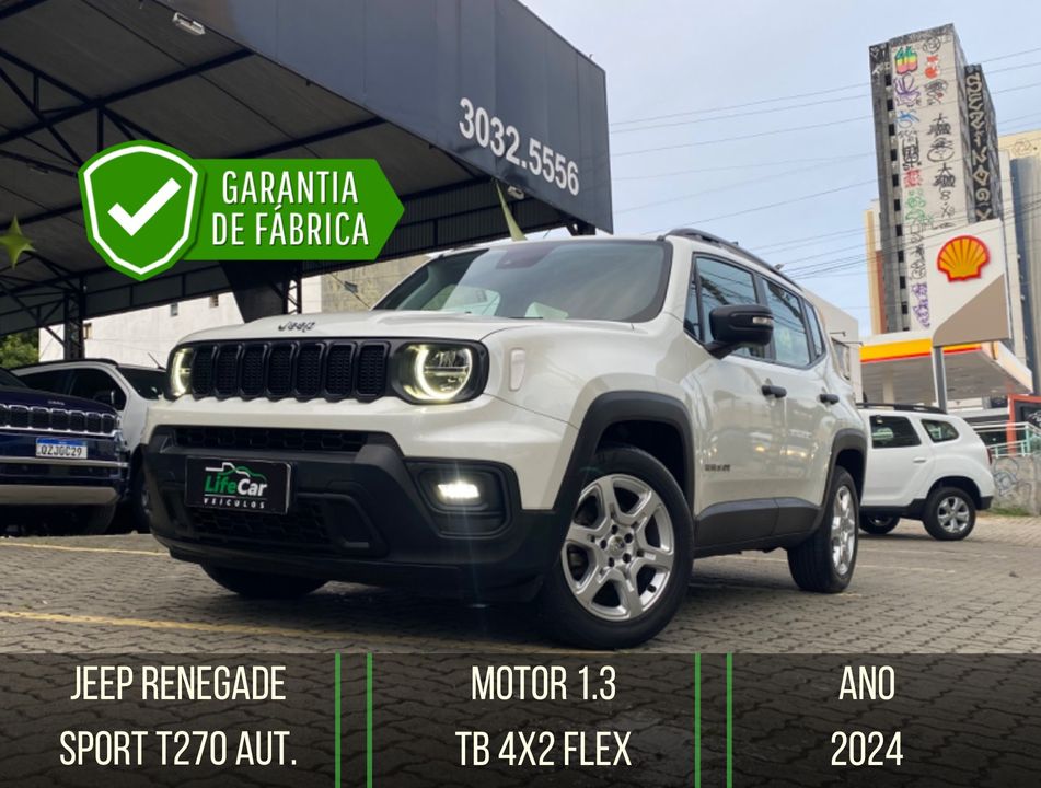 Jeep Renegade Sport T270 1.3 TB 4x2 Flex Aut.