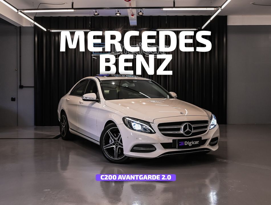 Mercedes C-200 Avantgarde 2.0 TB 16V 184cv Aut.