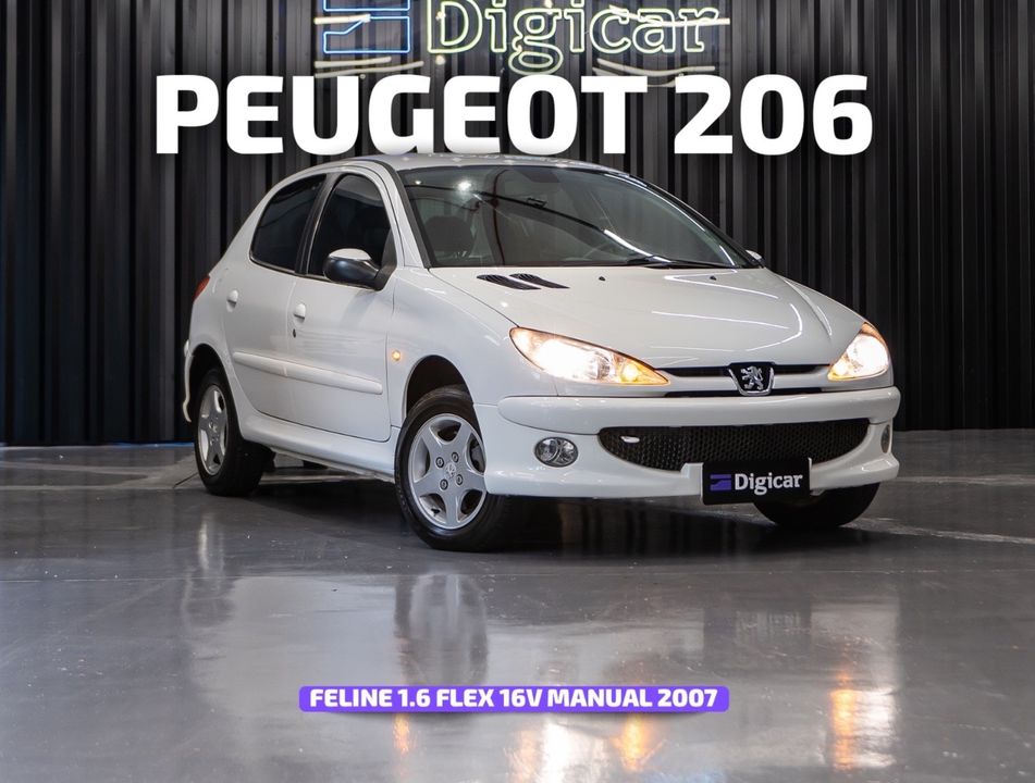 Peugeot 206 Techno/ Feline 1.6/ 1.6 Flex 16V 5p