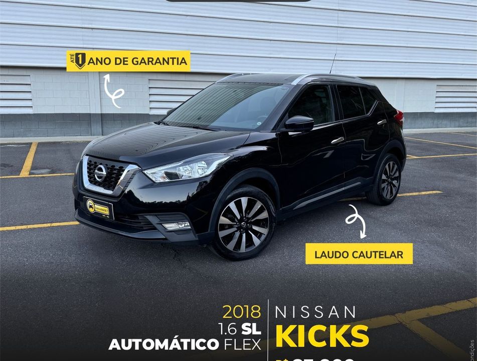 Nissan KICKS SL 1.6 16V FlexStar 5p Aut.