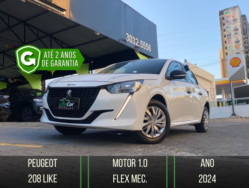 Peugeot 208 Like 1.0 Flex 6V 5p Mec.