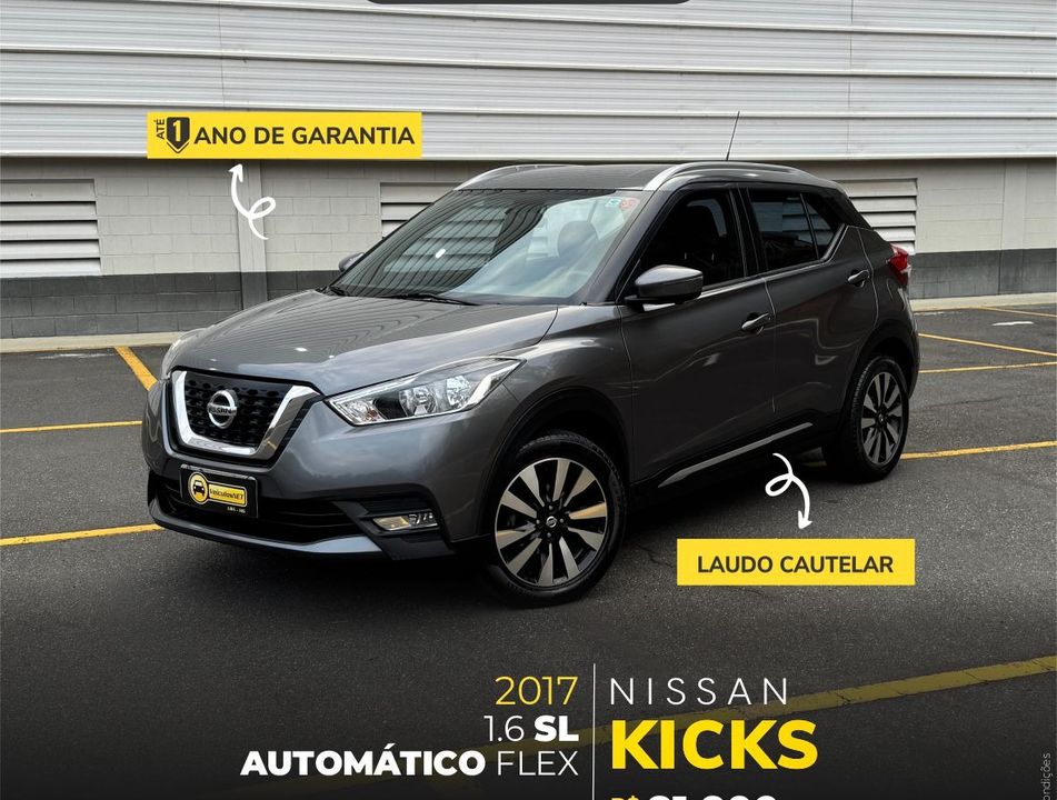 Nissan KICKS SL 1.6 16V FlexStar 5p Aut.