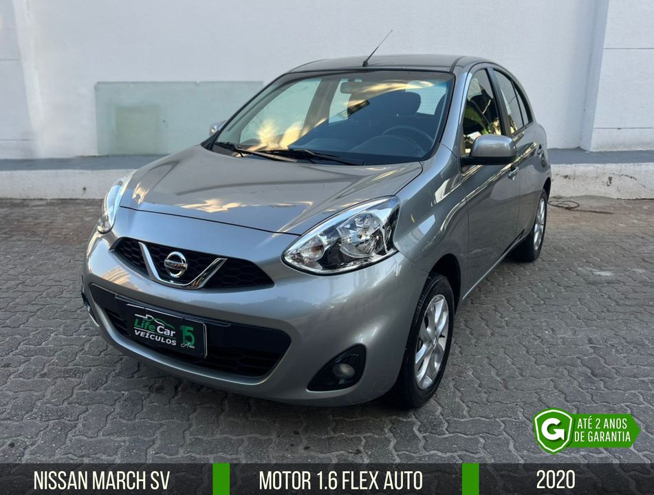 Nissan MARCH SV 1.6 16V FlexStart 5p Aut.