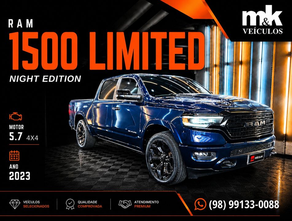 RAM 1500 LIMITED NIGHT EDITION 5.7 4x4 Aut.