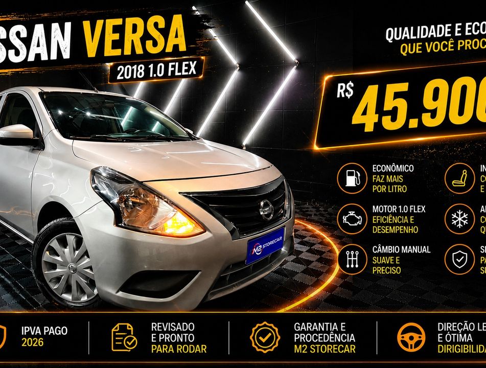 Nissan VERSA 1.0 12V FlexStart 4p Mec.