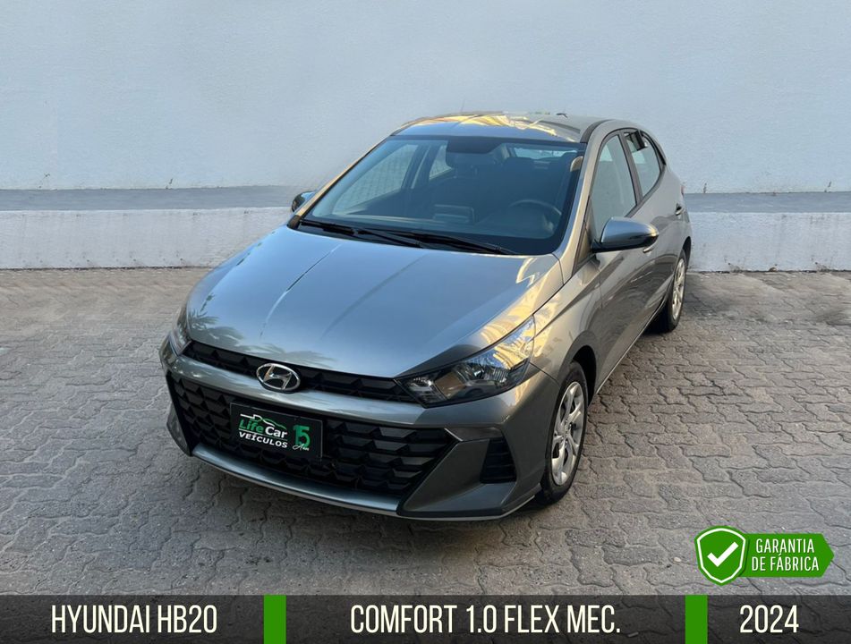 Hyundai HB20 Comfort 1.0 Flex 12V Mec.