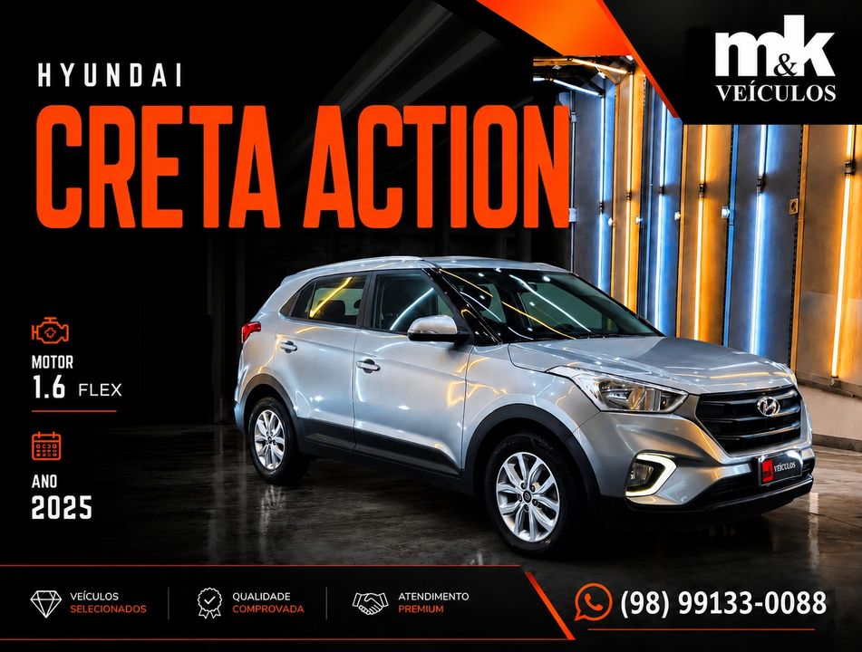 Hyundai Creta Action 1.6 16V Flex Aut.
