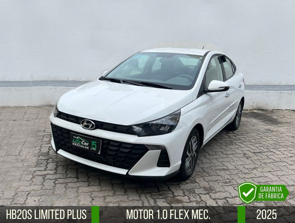 Hyundai HB20S Limited Plus 1.0  Flex 12V Mec.