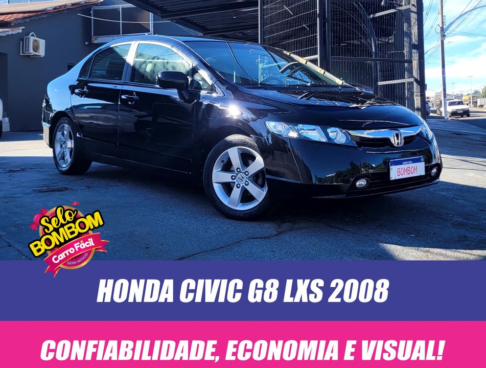 Honda Civic Sedan LXS 1.8/1.8 Flex 16V Mec. 4p