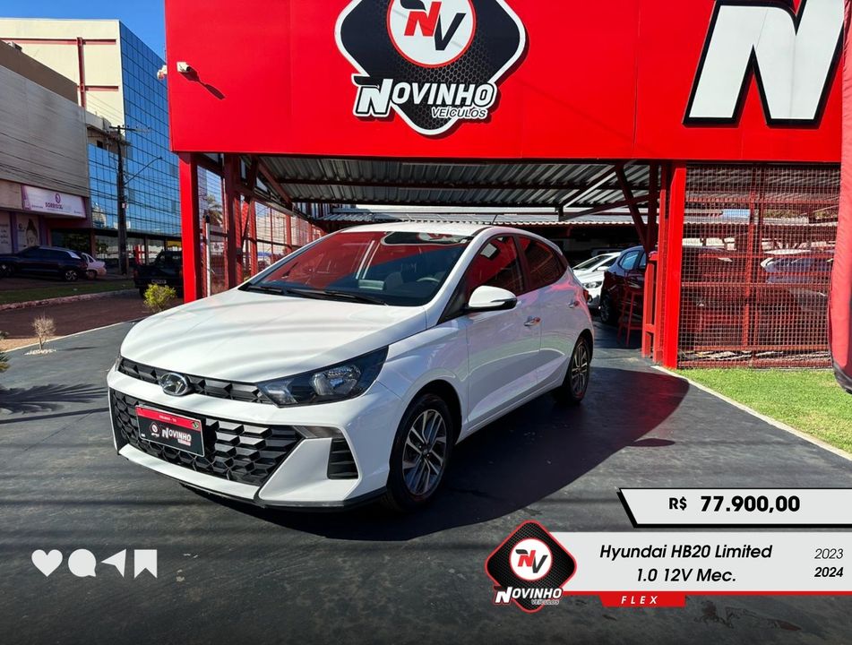 Hyundai HB20 Limited 1.0 Flex 12V Mec.