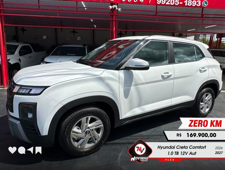 Hyundai Creta Comfort 1.0 TB 12V Flex Aut.