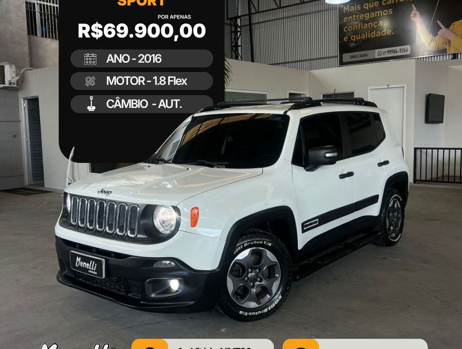 Jeep Renegade Sport 1.8 4x2 Flex 16V Aut.