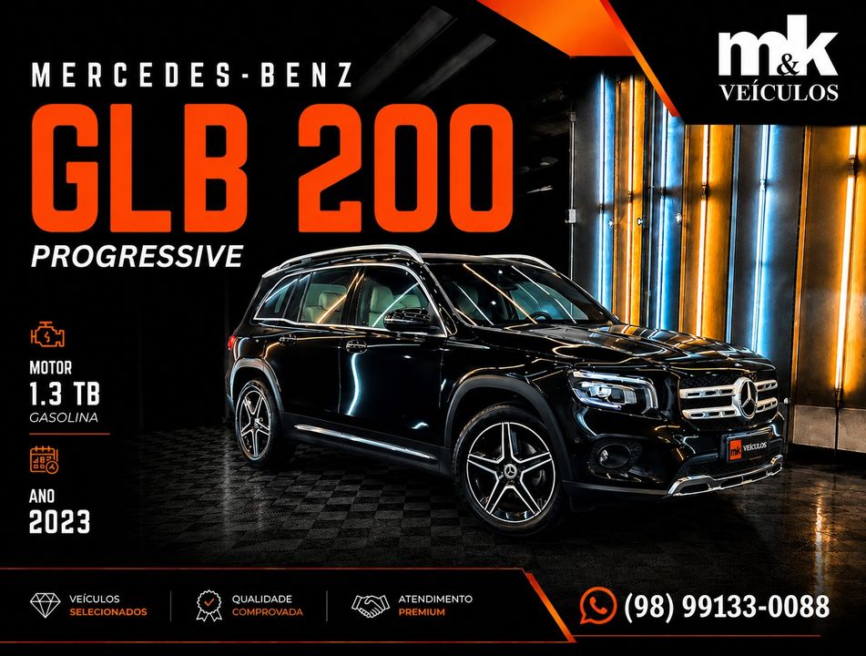 Mercedes GLB 200 Progressive 1.3 TB 16V Aut.