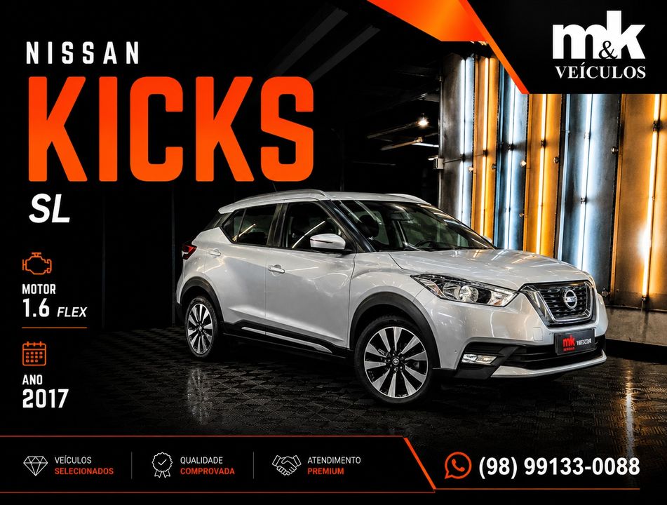 Nissan KICKS SL 1.6 16V FlexStar 5p Aut.